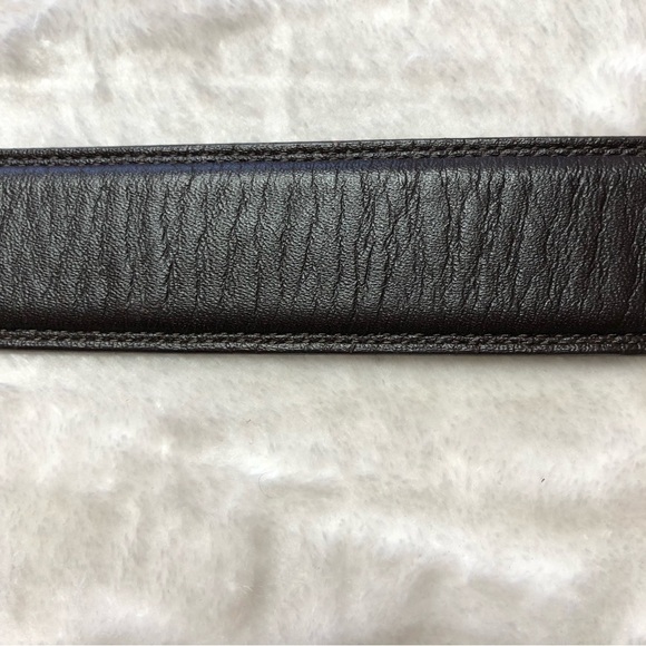 Cansooba Dark Brown Leather Belt Size 36 - Picture 8 of 10